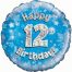 12th Foil Birthday Balloon