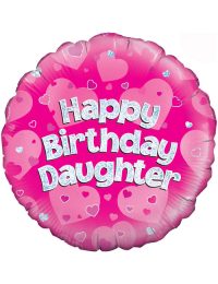 18" Pink Birthday Daughter