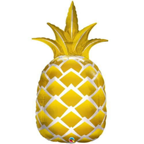 golden pineapple shape balloon