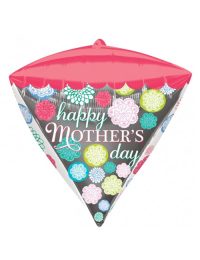 Happy Mothers Day Floral Diamondz Balloon