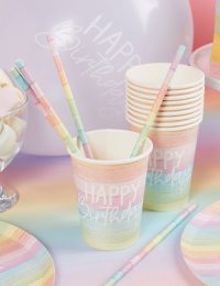 Eco Rainbow Cups