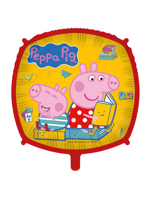 18 inch Peppa Pig Square Foil Balloon